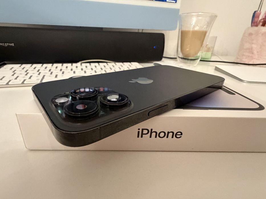 iPhone 14 Pro Max 256gb Black Idealny Bateria 100%