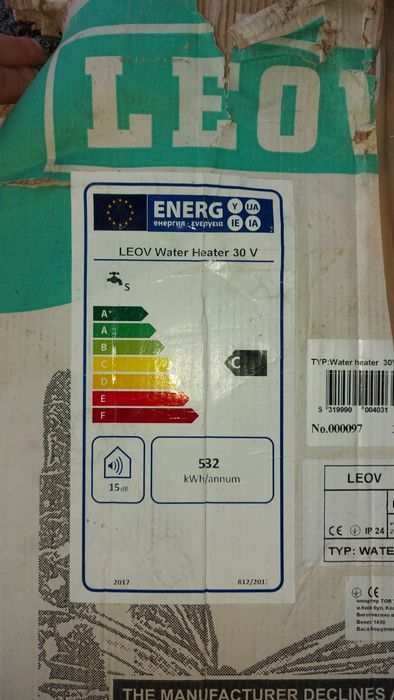 Продам Бойлер LEOV 30 L./1500W