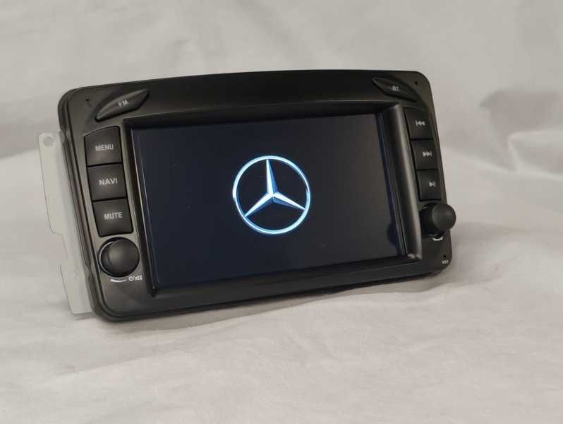 Radio 2 DIN Android Mercedes Benz A C G CLK - W209 W203 Novo Garantia