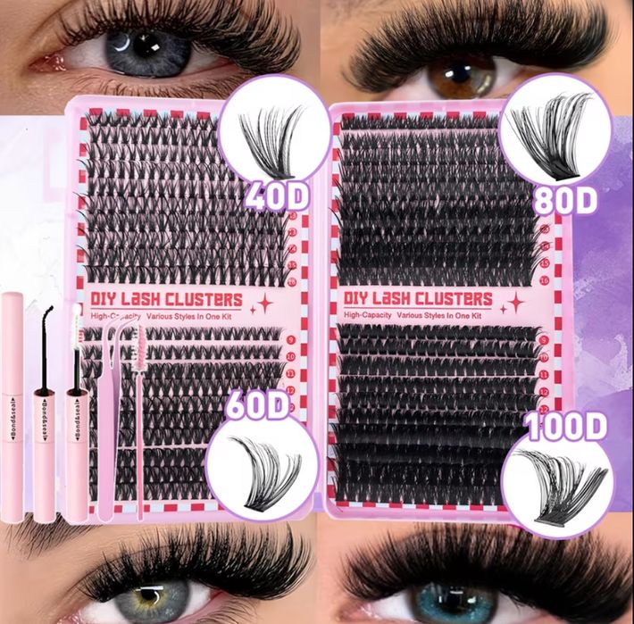 Читайте опис ,пучкові вії для самостійного нарощення