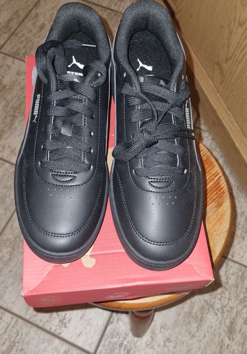 Nowe Sneakersy buty PUMA Uniseks Court Classic Clean 402223 r.40 black