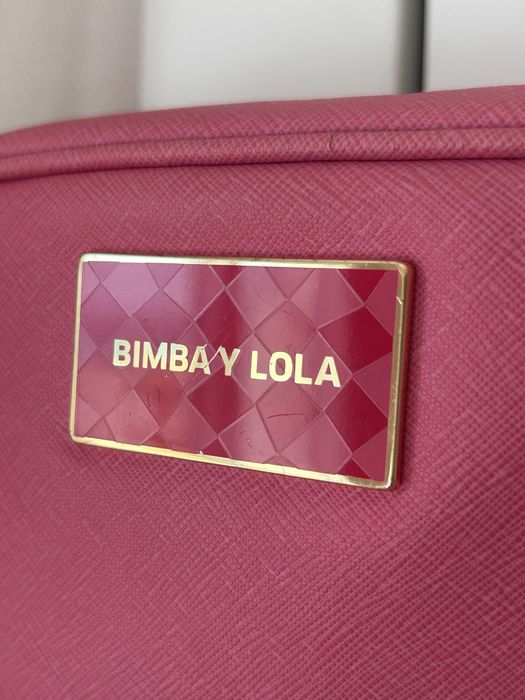 Bimba y Lola mala tiracolo rosa/fúcsia com ferragens douradas