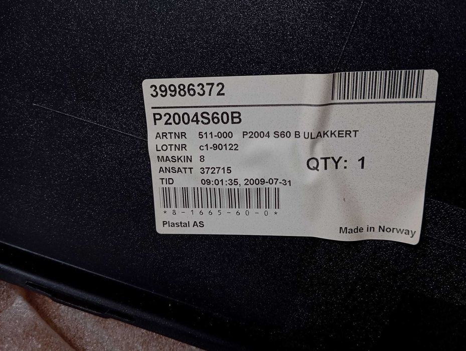 Pára-choques traseiro Volvo S60 novo