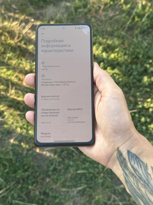 Xiaomi redmi note 10 pro 6/128/тріснутий екран