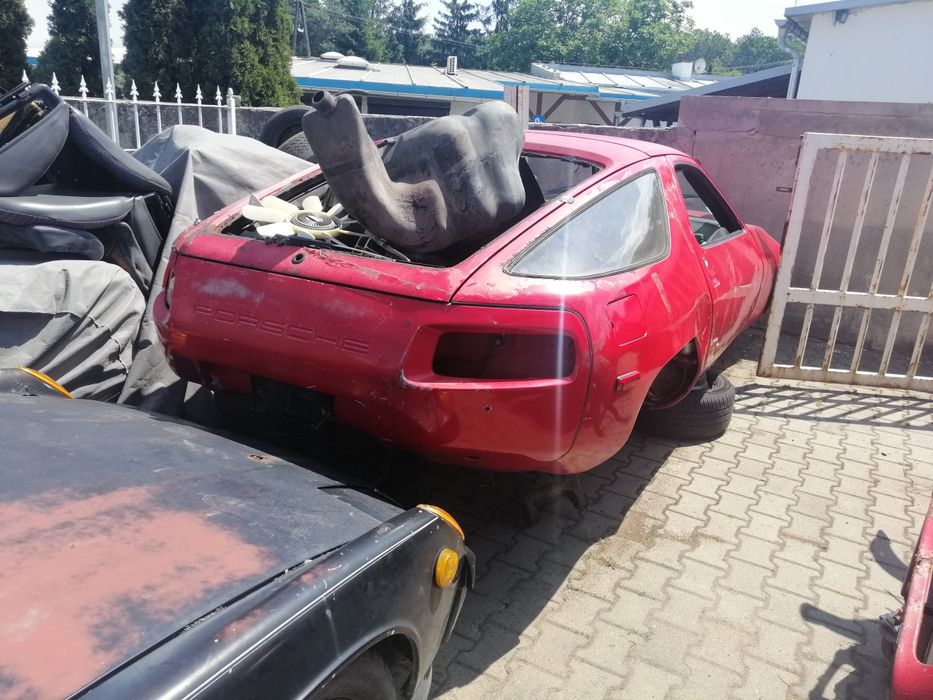 Porsche 928 części zderzak wał zawieszenie plastiki wałek sprzęgłowy