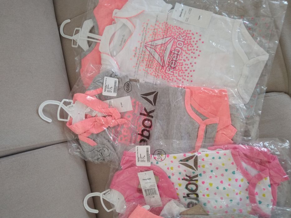 Reebok Body dziecięce, spodenki, zestaw chłopiec dziewczynka