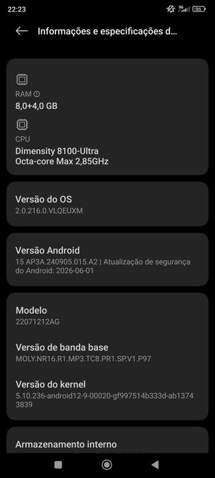 Xiaomi 12T de 256GB
