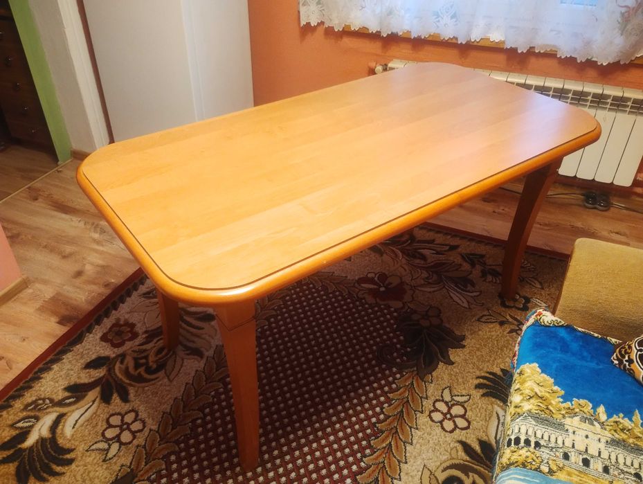 Stół rozkładany jasny dł./szer./wys. 144x75x72