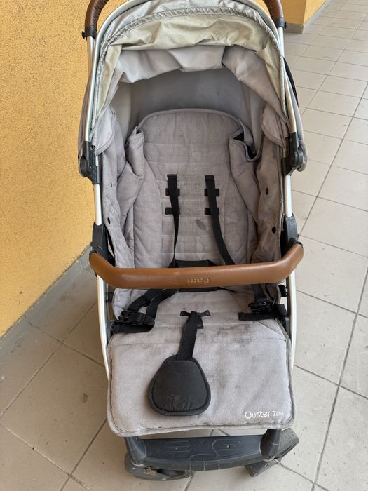 Прогулянкова коляска візок дитячий BabyStyle Oyster Zero сіра