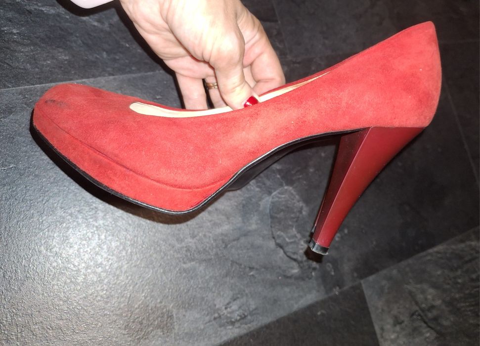 Buty szpilki czerwone Gina Piacci 39