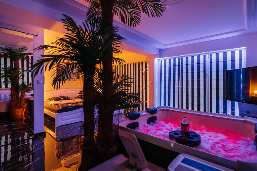 Apartament Domek LOVE SPA JAUCUZZI w pokoju na wyłączność bez limitów
