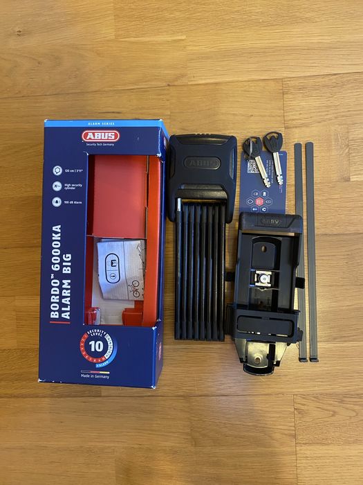 Cadeado ABUS Bordo 6000KA Alarm Big
