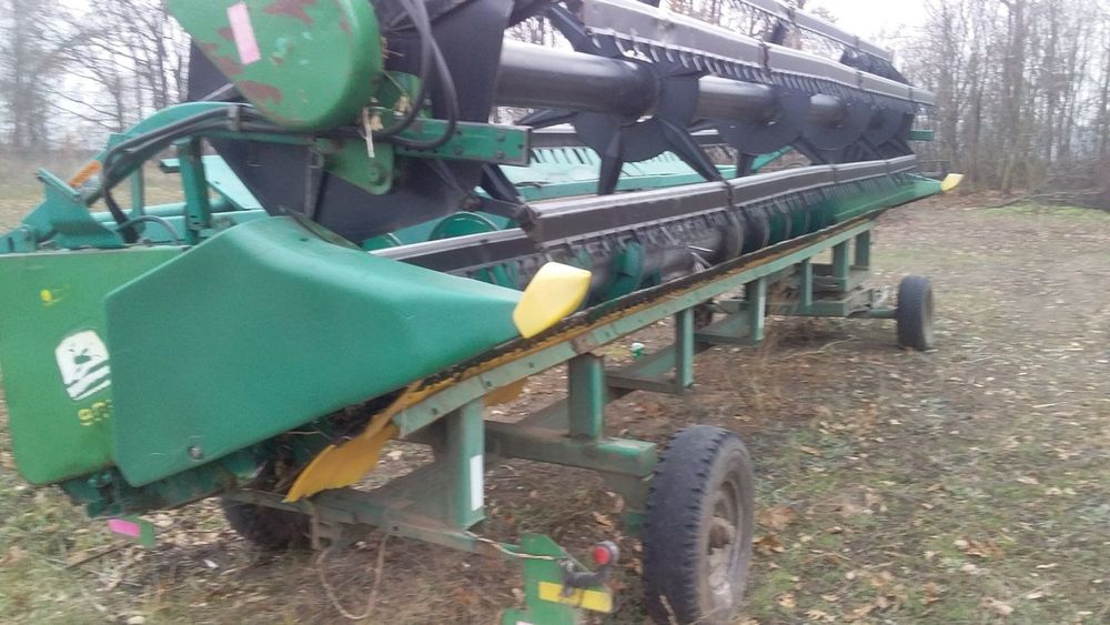 Комбайн Джон Дір 9500, JOHN DEERE, з жаткою ФЛЕКС 925, візком, 1997 р.
