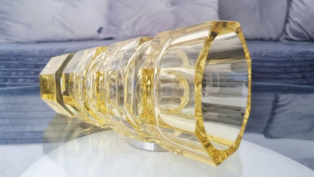 Sygnowany wazon proj. J. Hoffmann MOSER art deco
