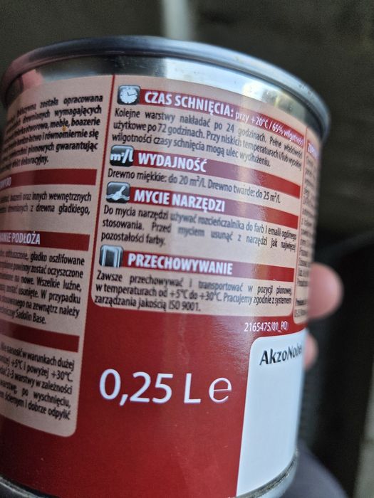 Lakierobejca ekskluzywna Sadolin