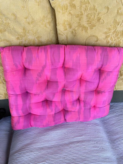 Almofadas  em seda  natural,