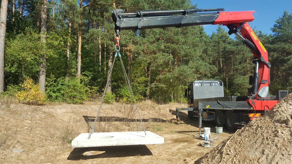 Szambo betonowe, zbiornik na deszczówkę ppoż Ostrołęka, Ciechanów