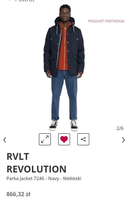 Kurtka zimowa parka Revolution RVLT  r.M