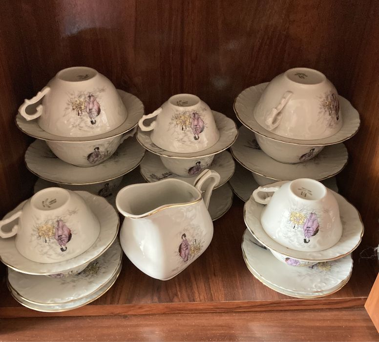 Conjunto vistamalegre 1924 64 peças