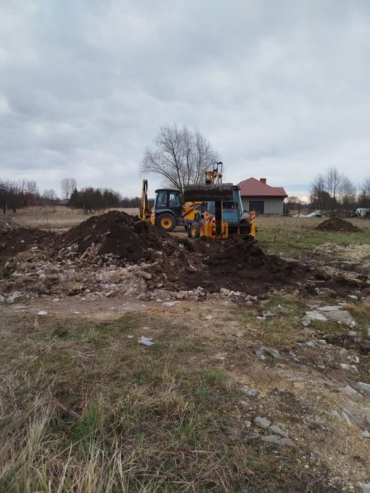 Usługi i wynajem minikoparki, koparko ładowarki ,transport kiper