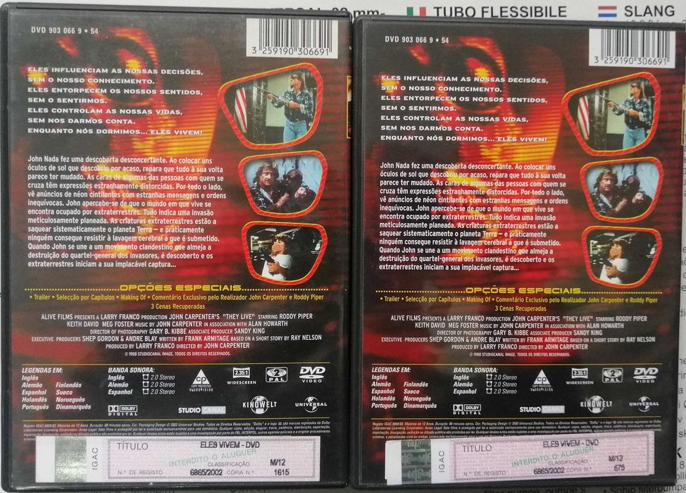 Eles vivem John Carpenter  RARIDADE