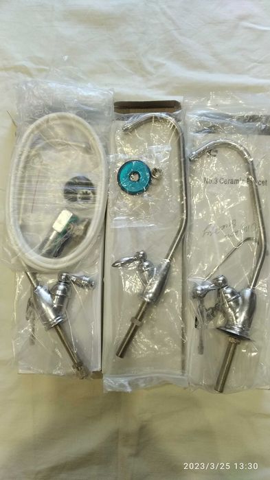 3 крана для фильтра воды .Один кран с полным комплектом: 700 грн ...