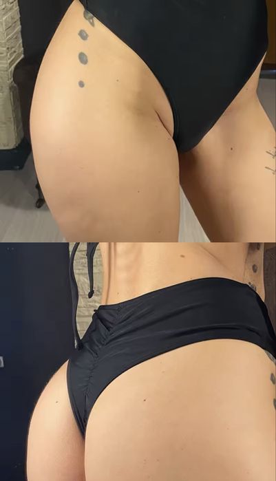 Majtki strój kąpielowy dół od stroju stringi wyzszy stan