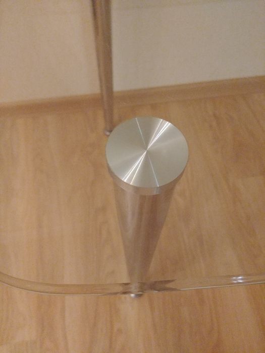 Стіл скляний 107×70