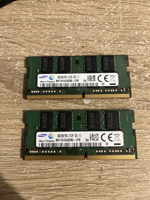 2x8GB DDR4 2133mhz SODIMM