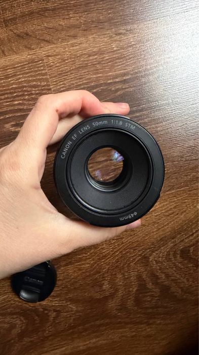 Сумка до фотоапарату + 2 обʼєктиви canon 18-55mm, canon EF 50mm 1:1.8