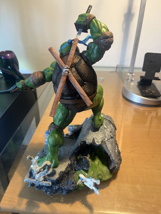 Action figure Leonardo Tartaruga Ninja 30cm item de colecionador