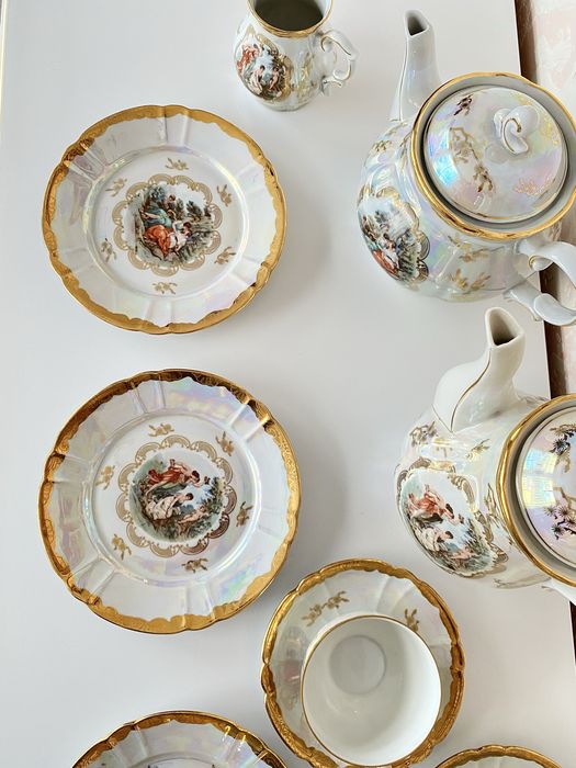 Чайний фарфоровий сервіз Мадонна Oscar Schlegelmilch 61 ГДР