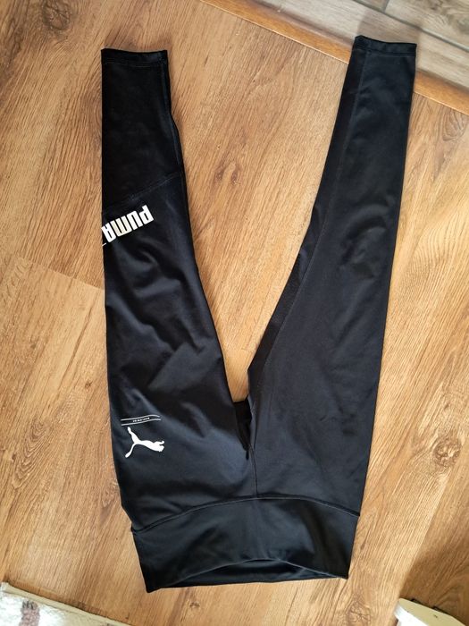 Czarne legginsy damskie PUMA M