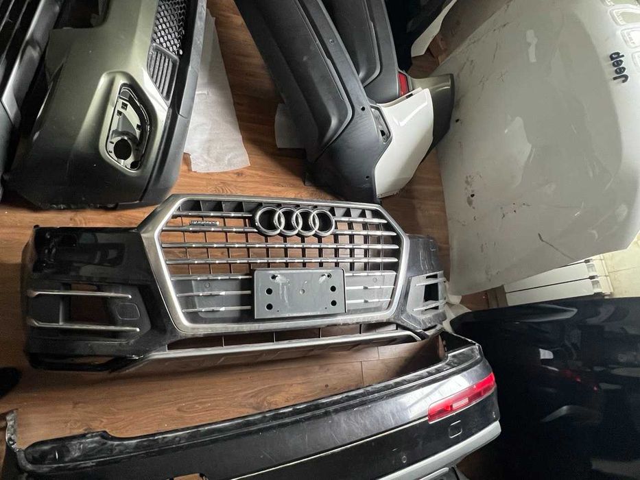 Бампер передний в сборе Audi Q7 4M 2016 2017 2018 2019
