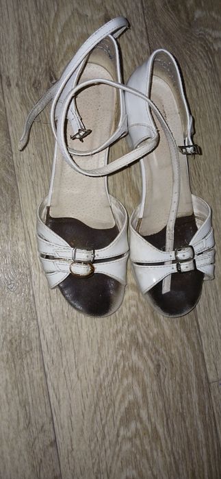 Туфлі для бальних танців блок каблук