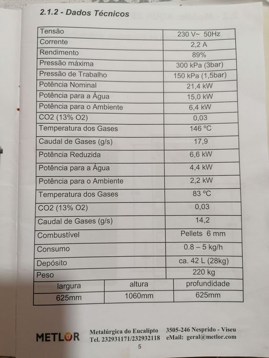 Recuperador de Calor a Pellets