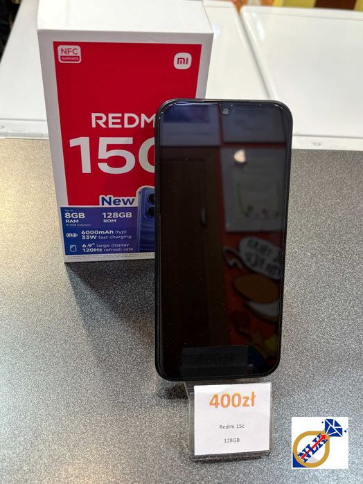 Telefon Redmi 15C 128GB / Możliwa wysyłka /