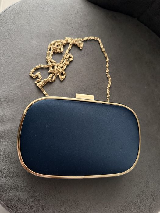 Клатч темно синій