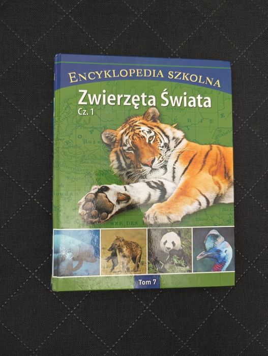 Encyklopedia szkolna o zwierzętach (ssaki i ptaki) + mapka w gratisie