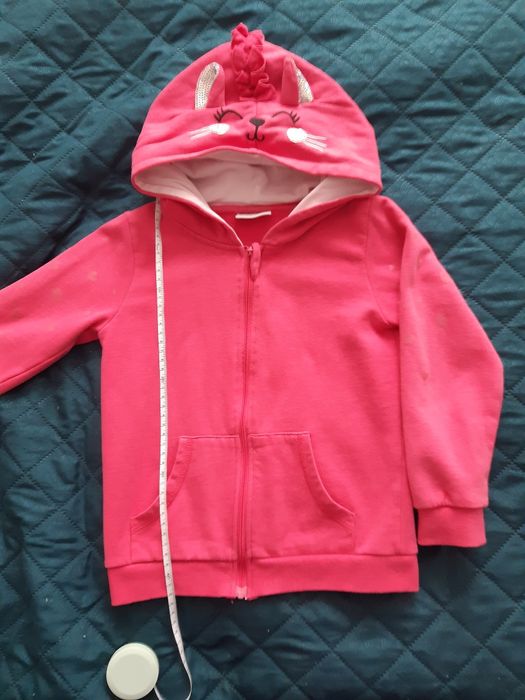 Bluza z kapturem rozpinana 116