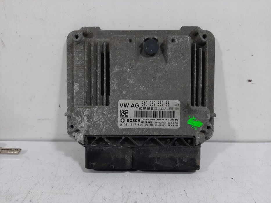 skoda rapid 1.0tsi 19r sterownik silnika 04c907309bb stacyjka klucz