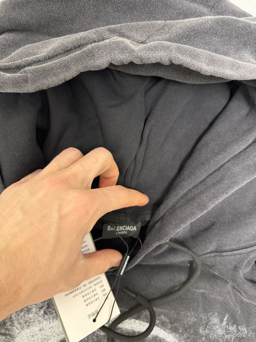 худи Balenciaga Infinity frafity logo hoodie худі vetements maison mar