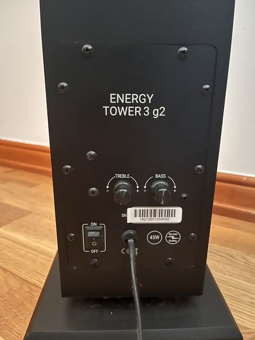 Torre de Som Energy Sistem Tower 3 g2 - 45W - Bluetooth / USB / FM