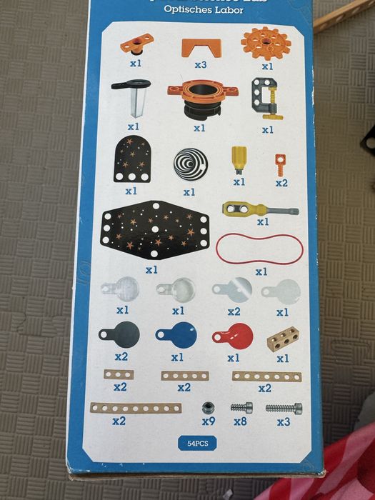 Конструктор Hape Junior Inventor Оптична лабораторія 54 деталі (E3034)