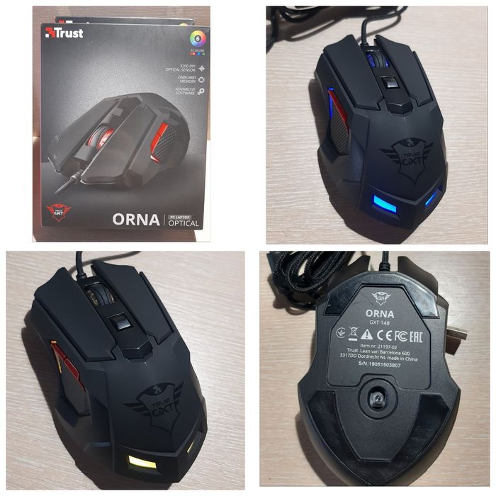 Нові USB дротові миші Trust Orna, Rava, Sikanda, Rexx, Genius Scorpion