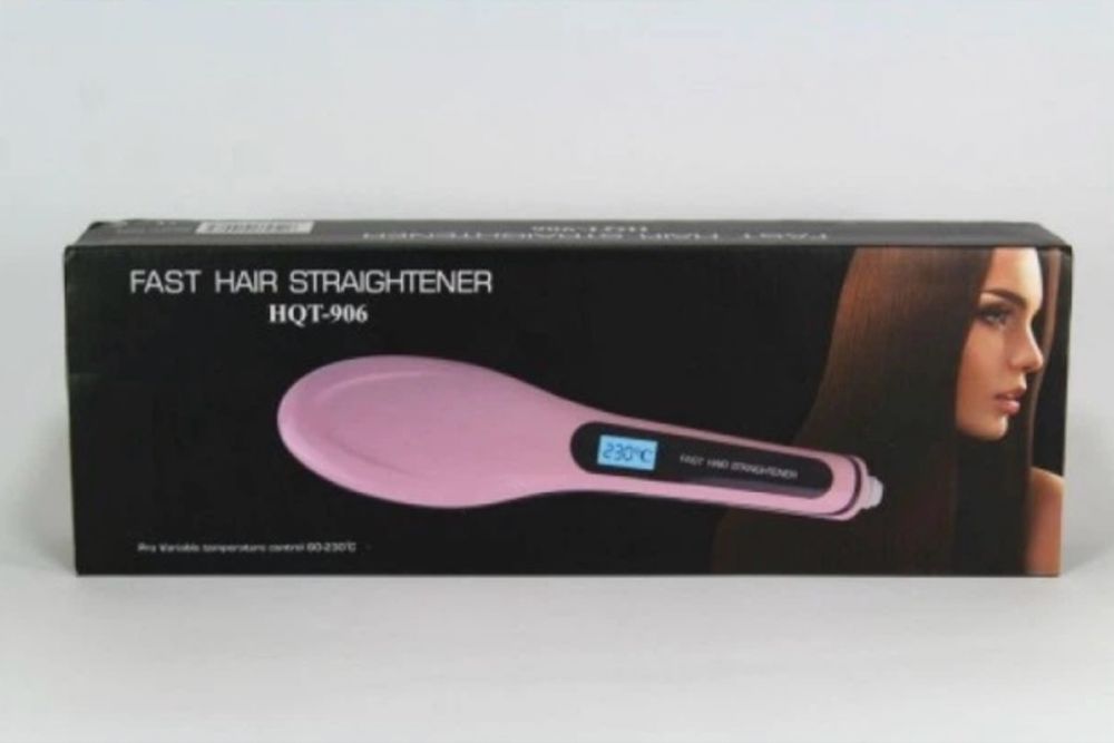 Гребінець-випрямляч Fast Hair з Led дисплеєм