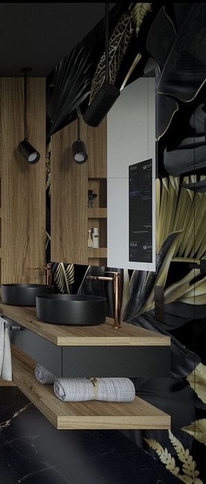 Tapeta złote liście wodoodporna 420x266cm