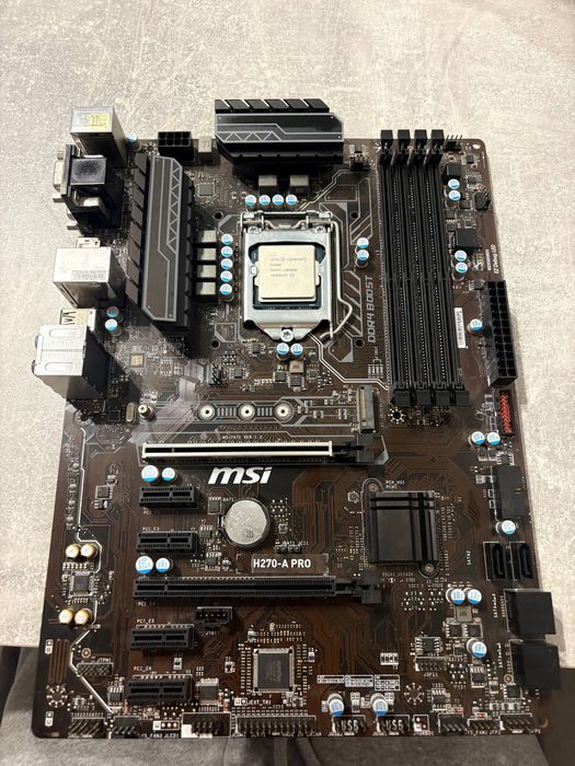 Комплект MSI H270-A PRO + Intel Celeron G3900 + DDR4 + Кулер