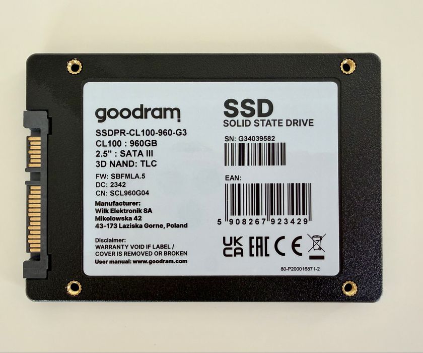 Dysk SSD Goodram CL100 960 GB Nowy
