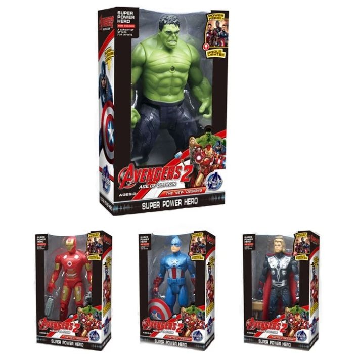 Conjunto 4 super heróis